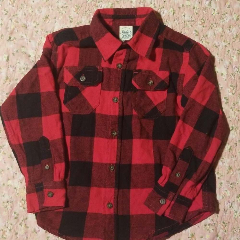 Buffalo Plaid Flannel Shirt